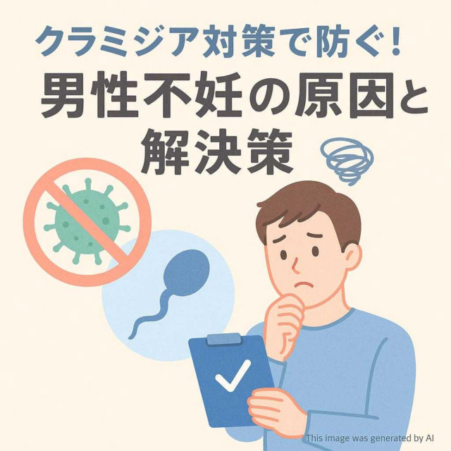 クラミジア対策で防ぐ！男性不妊の原因と解決策