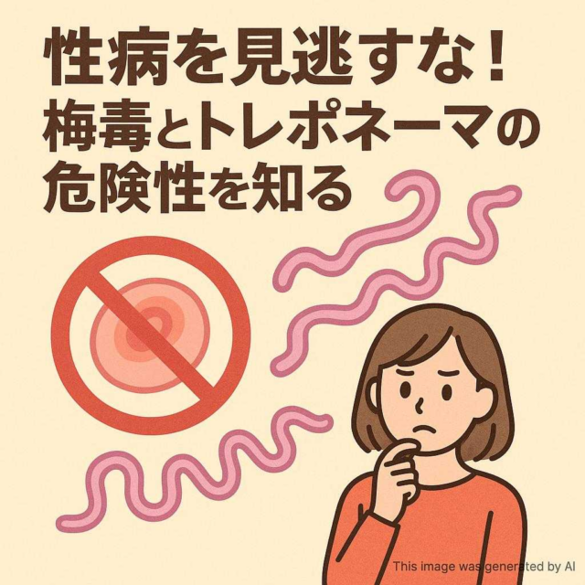 性病を見逃すな！梅毒とトレポネーマの危険性を知る
