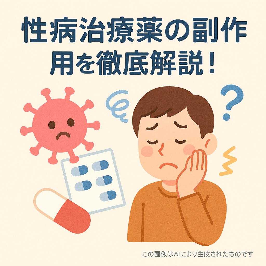 性病治療薬の副作用を徹底解説！