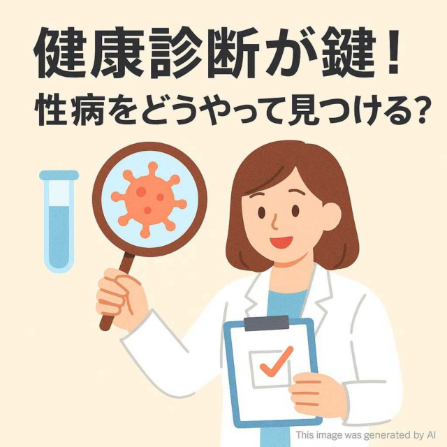 健康診断が鍵！性病をどうやって見つける？