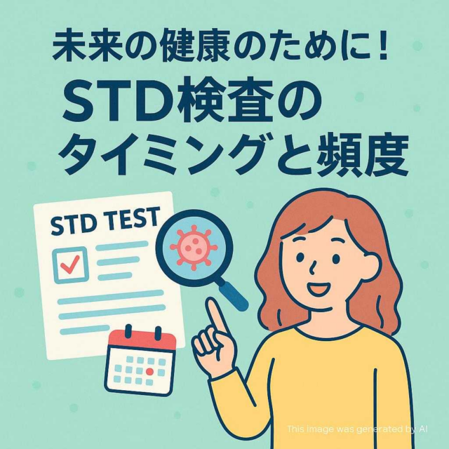 未来の健康のために！STD検査のタイミングと頻度