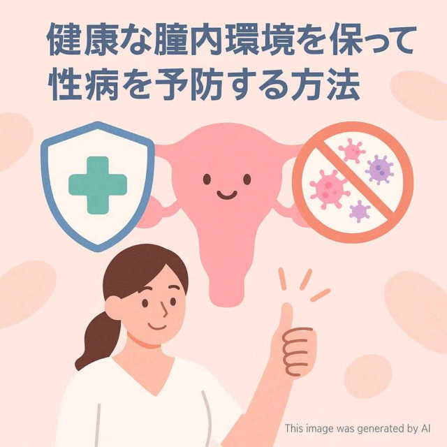 健康な膣内環境を保って性病を予防する方法