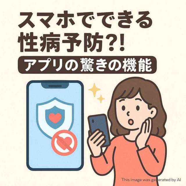 スマホでできる性病予防？！アプリの驚きの機能