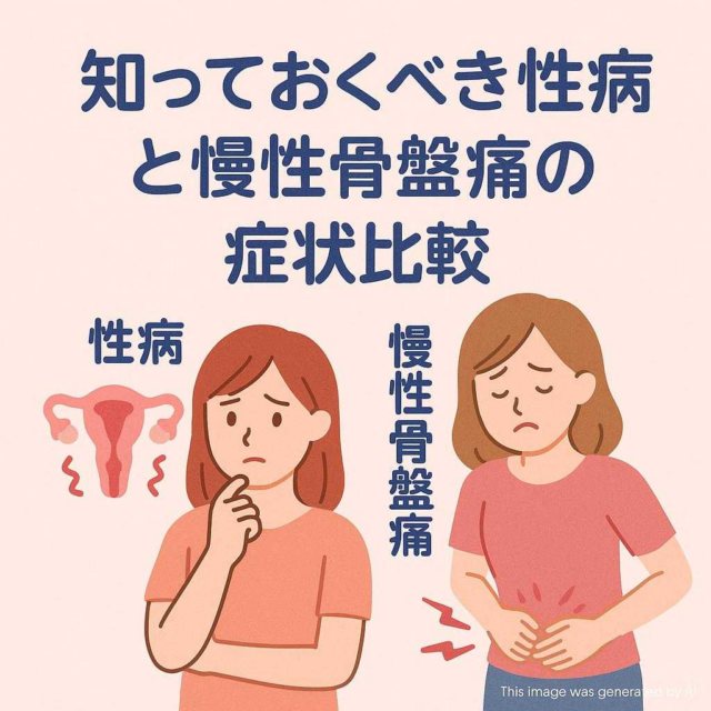 知っておくべき性病と慢性骨盤痛の症状比較