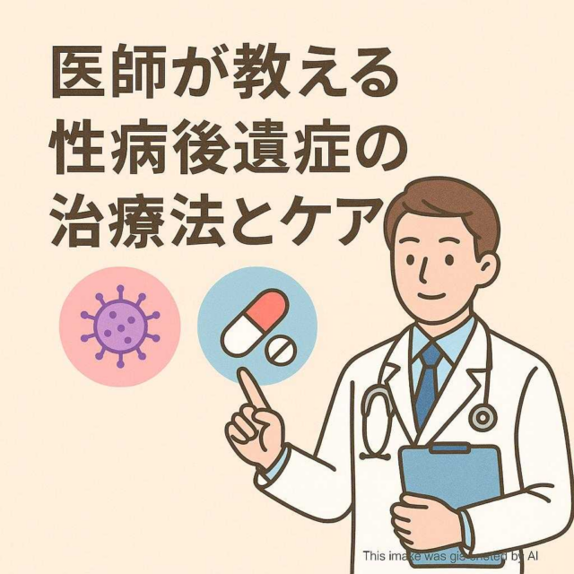 医師が教える性病後遺症の治療法とケア