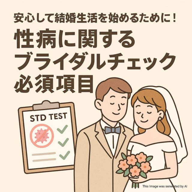 安心して結婚生活を始めるために！性病に関するブライダルチェック必須項目