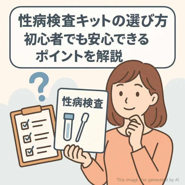 性病検査キットの選び方・初心者でも安心できるポイントを解説