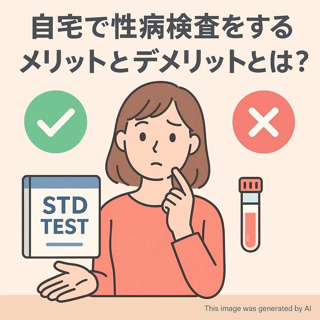 自宅で性病検査をするメリットとデメリットとは？
