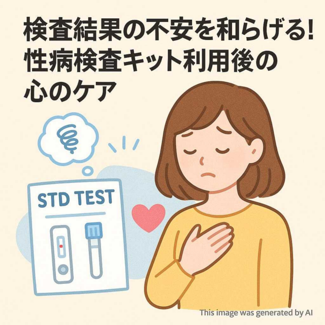 検査結果の不安を和らげる！性病検査キット利用後の心のケア