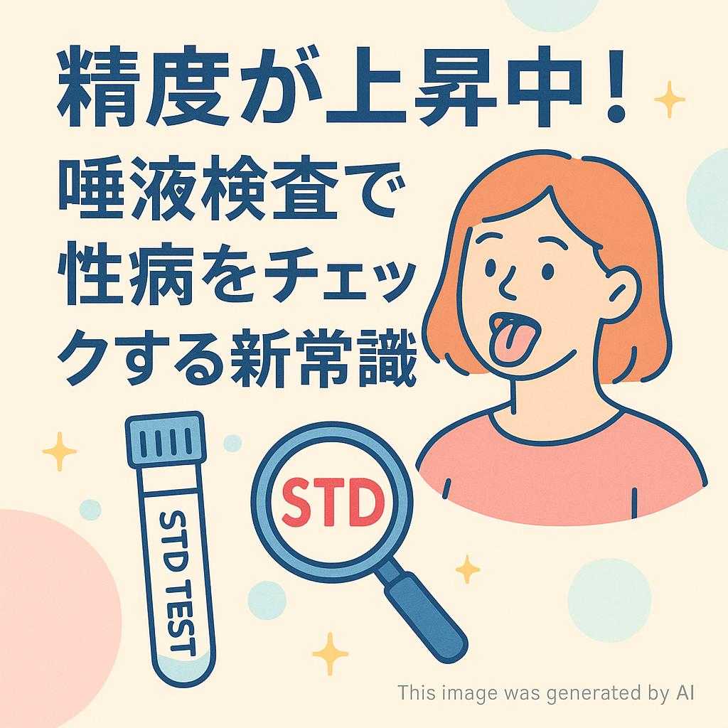 精度が上昇中！唾液検査で性病をチェックする新常識