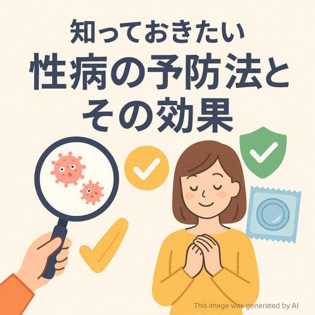 知っておきたい性病の予防法とその効果