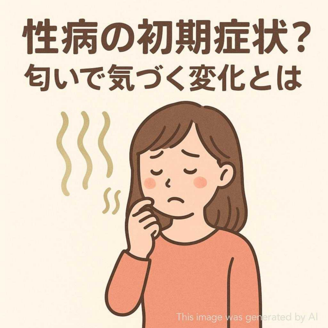 性病の初期症状？匂いで気づく変化とは