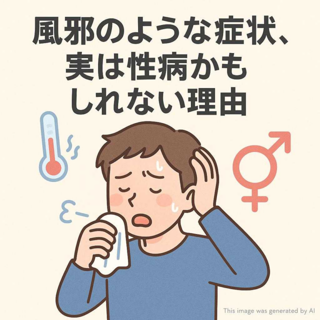 風邪のような症状、実は性病かもしれない理由