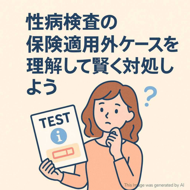 性病検査の保険適用外ケースを理解して賢く対処しよう