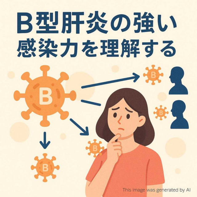 B型肝炎の強い感染力を理解する