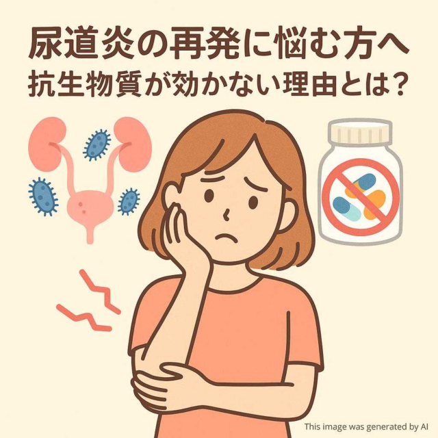 尿道炎の再発に悩む方へ–抗生物質が効かない理由とは？