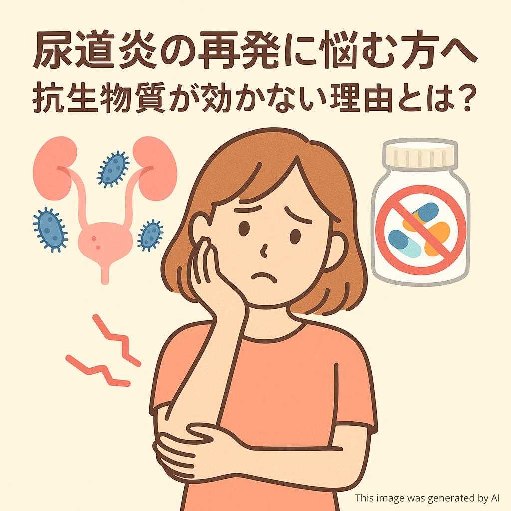 尿道炎の再発に悩む方へ–抗生物質が効かない理由とは？