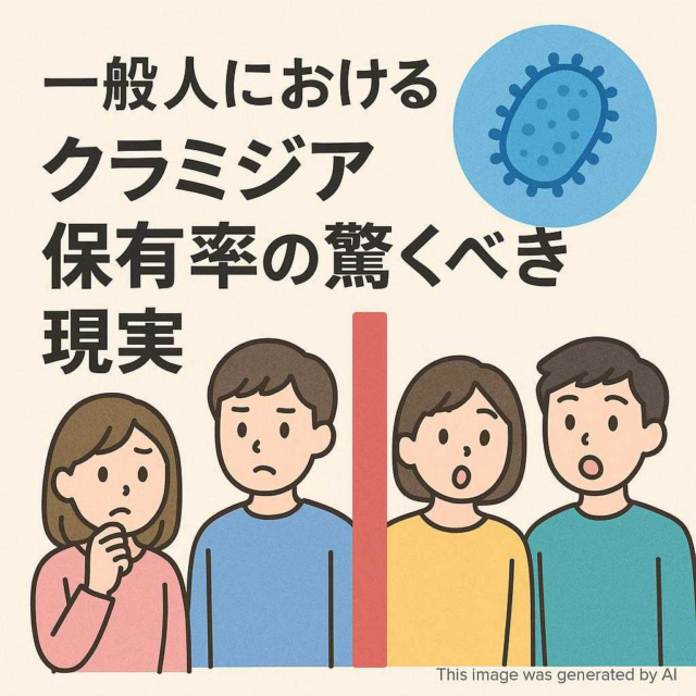 一般人におけるクラミジア保有率の驚くべき現実