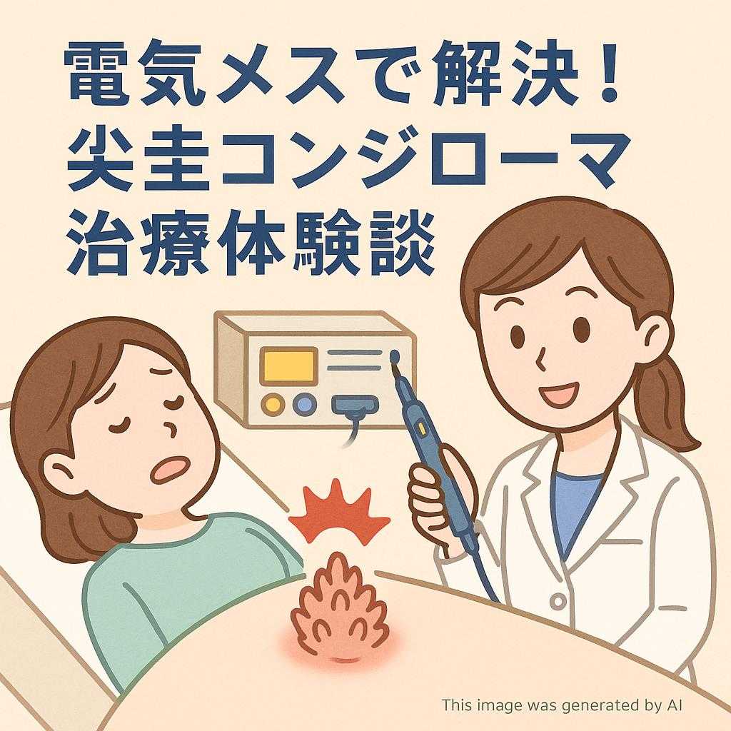 電気メスで解決!尖圭コンジローマ治療体験談