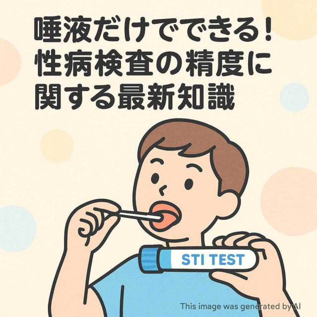 唾液だけでできる！性病検査の精度に関する最新知識
