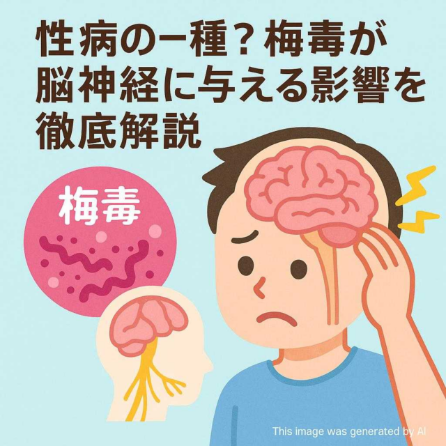 性病の一種？梅毒が脳神経に与える影響を徹底解説