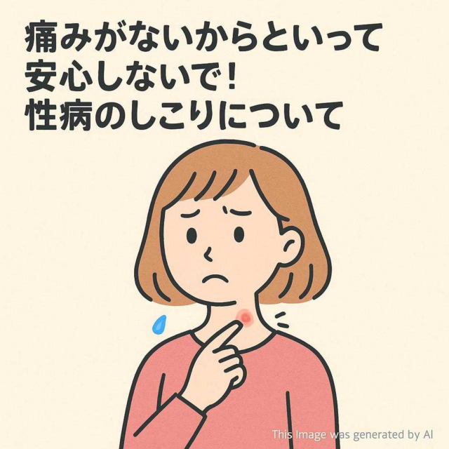 痛みがないからといって安心しないで！性病のしこりについて