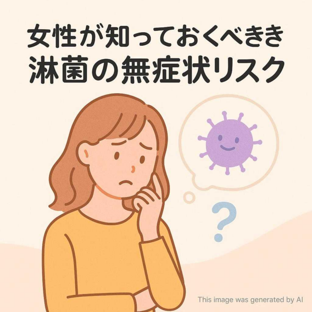 女性が知っておくべき淋菌の無症状リスク