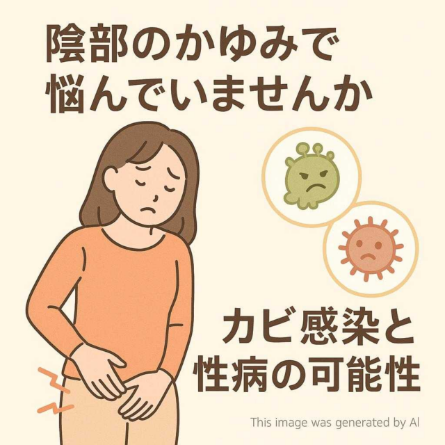 陰部のかゆみで悩んでいませんか カビ感染と性病の可能性