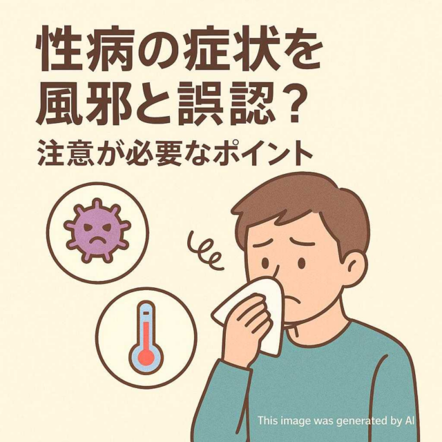 性病の症状を風邪と誤認？注意が必要なポイント