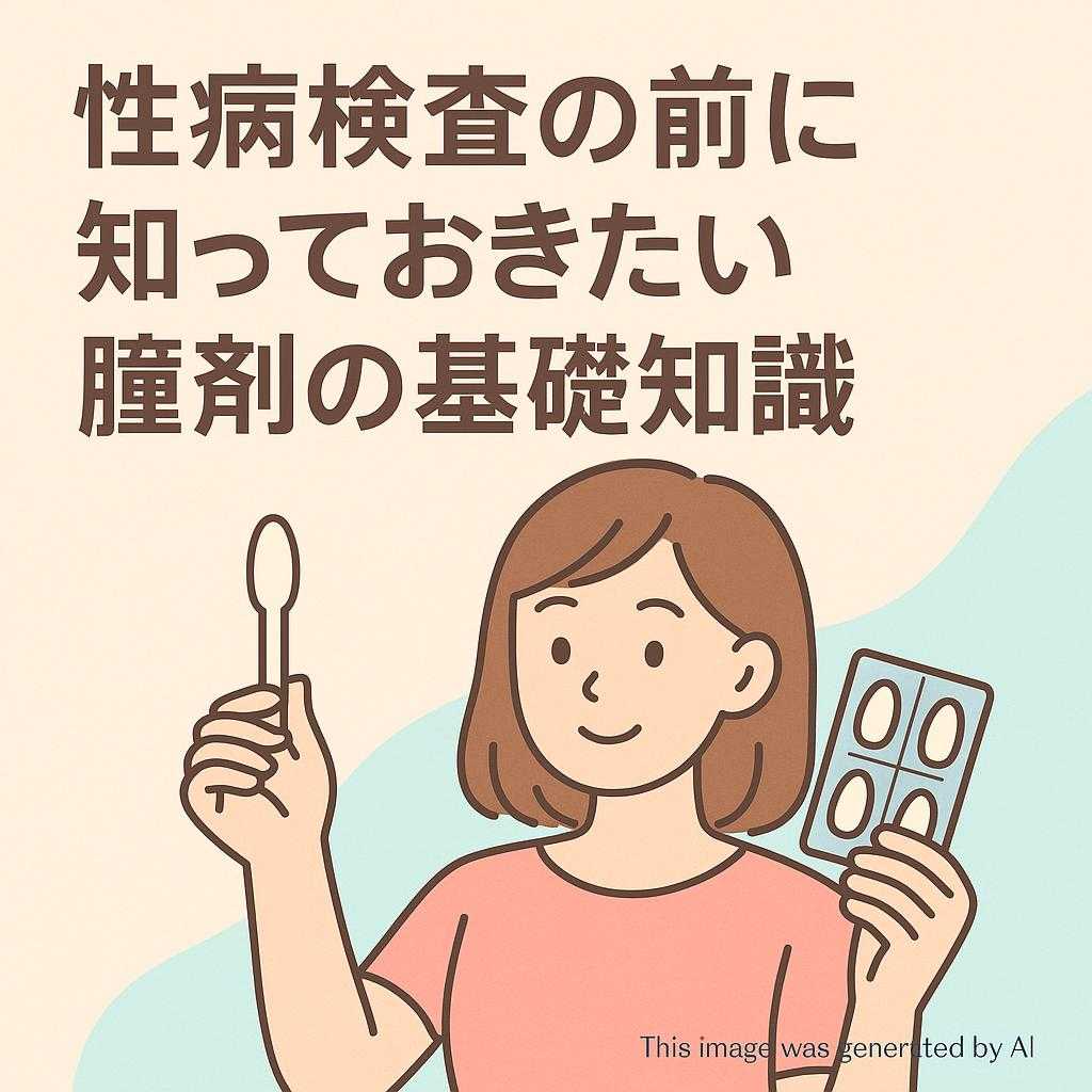 性病検査の前に知っておきたい膣剤の基礎知識