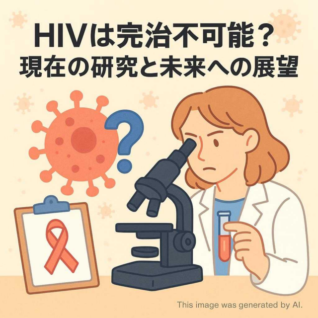 HIVは完治不可能？現在の研究と未来への展望