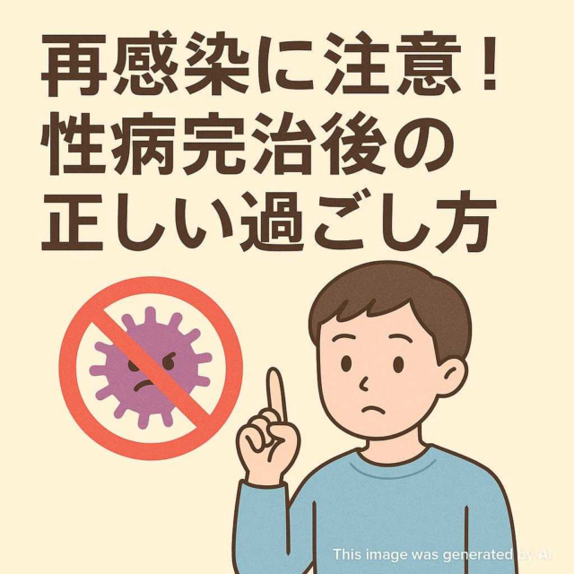 再感染に注意！性病完治後の正しい過ごし方