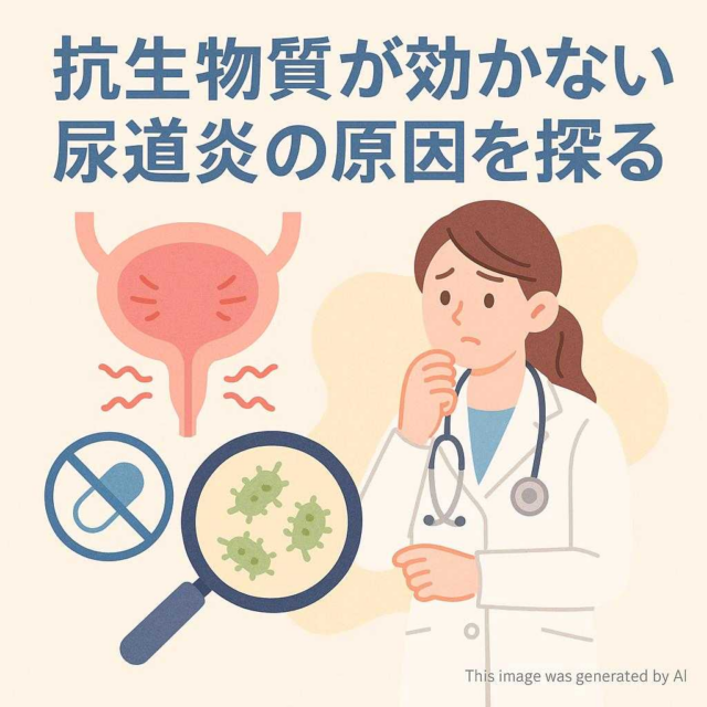 抗生物質が効かない尿道炎の原因を探る