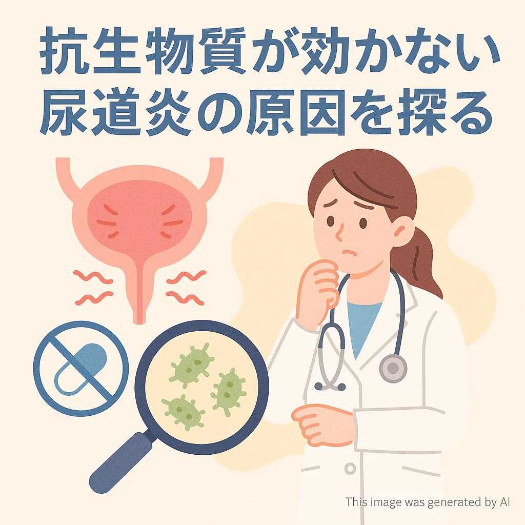 抗生物質が効かない尿道炎の原因を探る