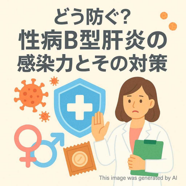 どう防ぐ？性病B型肝炎の感染力とその対策