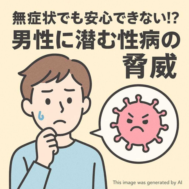 無症状でも安心できない!? 男性に潜む性病の脅威