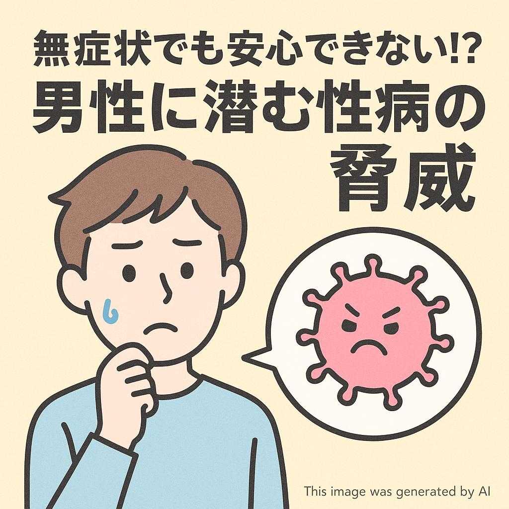 無症状でも安心できない!? 男性に潜む性病の脅威