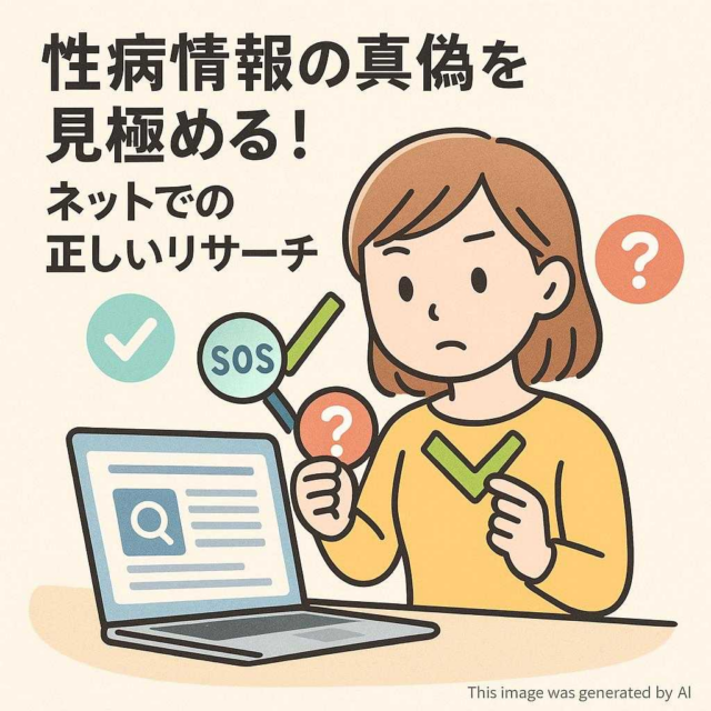 性病情報の真偽を見極める！ネットでの正しいリサーチ方法