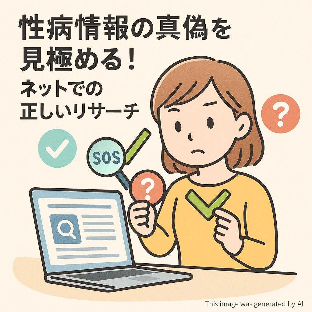 性病情報の真偽を見極める！ネットでの正しいリサーチ方法