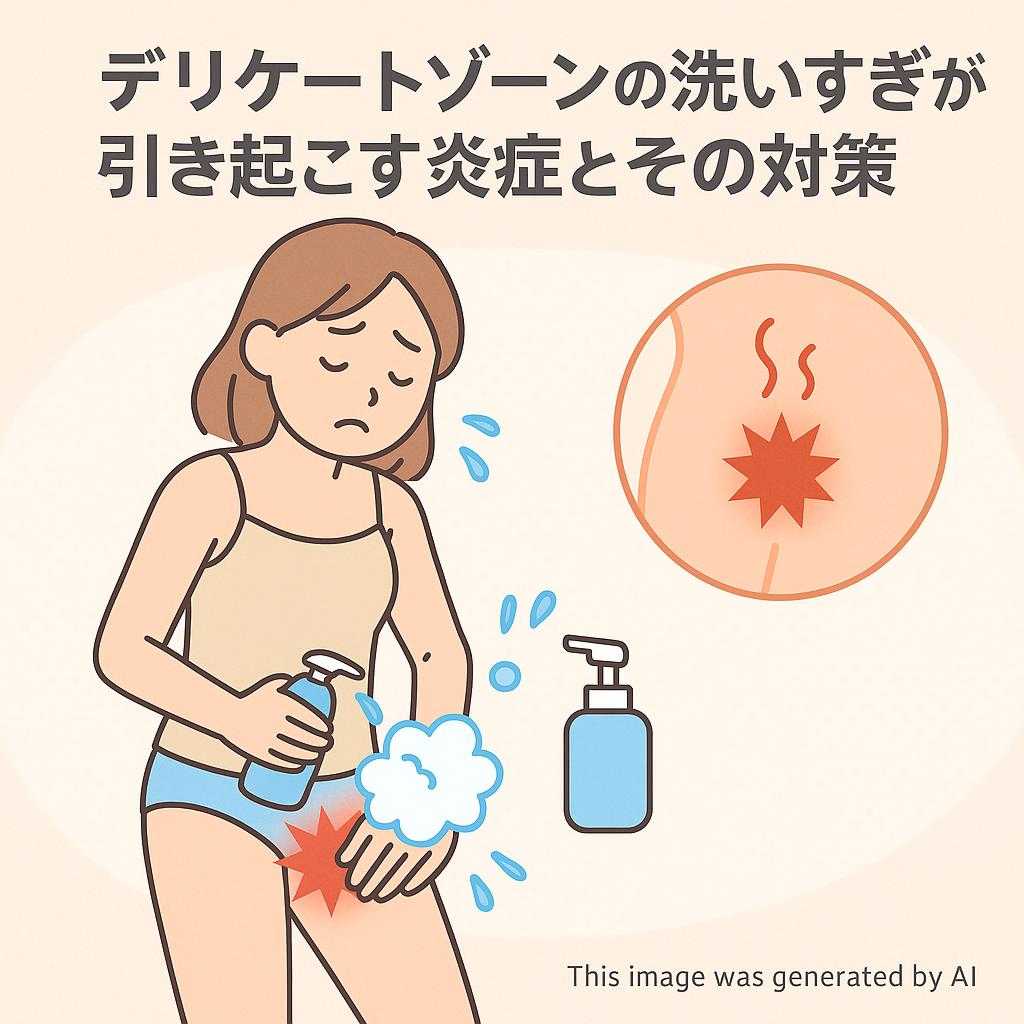 デリケートゾーンの洗いすぎが引き起こす炎症とその対策