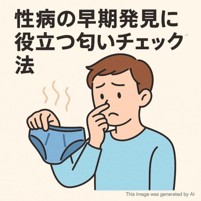 性病の早期発見に役立つ匂いチェック法