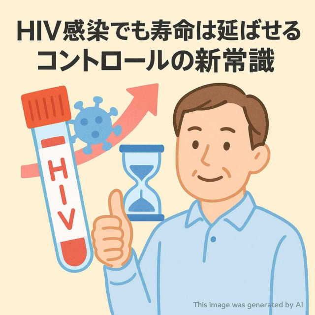 HIV感染でも寿命は延ばせる？コントロールの新常識