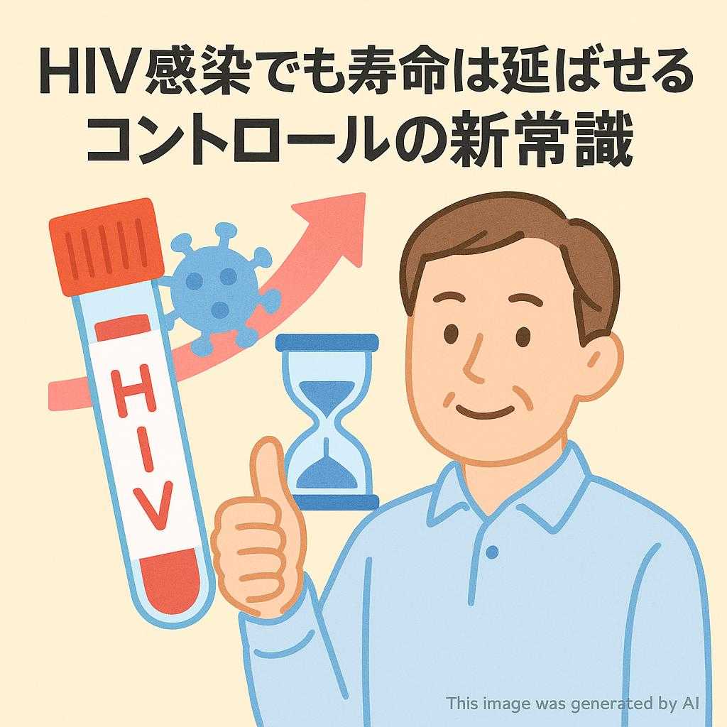 HIV感染でも寿命は延ばせる?コントロールの新常識