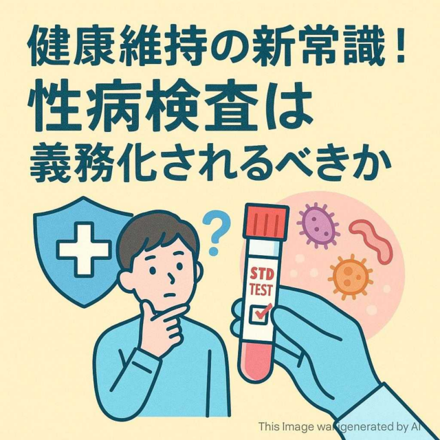 健康維持の新常識！性病検査は義務化されるべきか