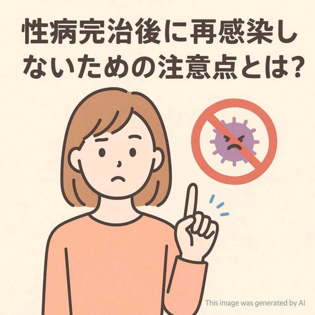 性病完治後に再感染しないための注意点とは？