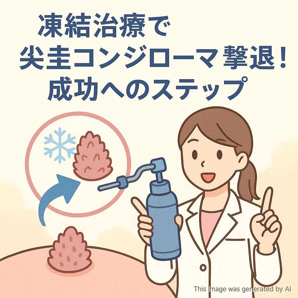 凍結治療で尖圭コンジローマを撃退！成功へのステップ