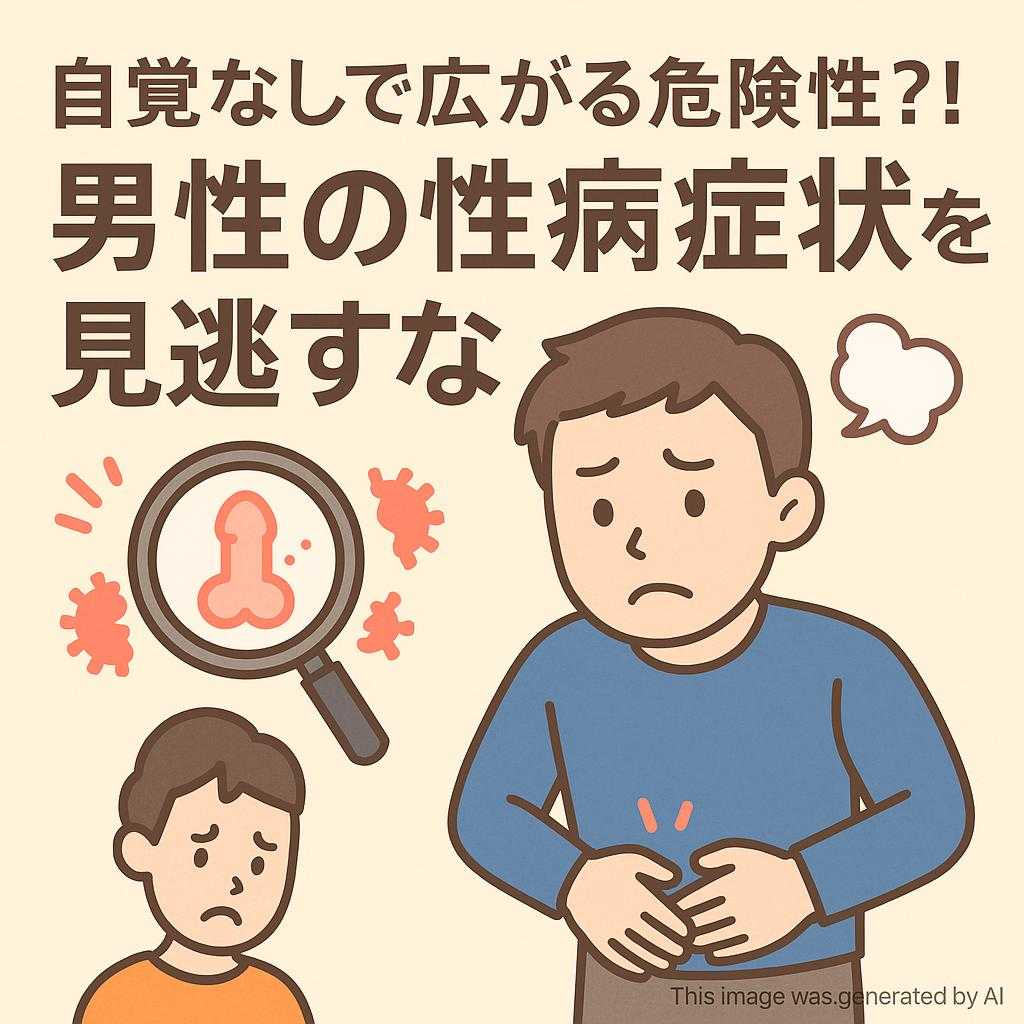 自覚なしで広がる危険性?! 男性の性病症状を見逃すな
