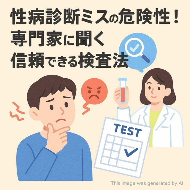 性病診断ミスの危険性！専門家に聞く信頼できる検査法