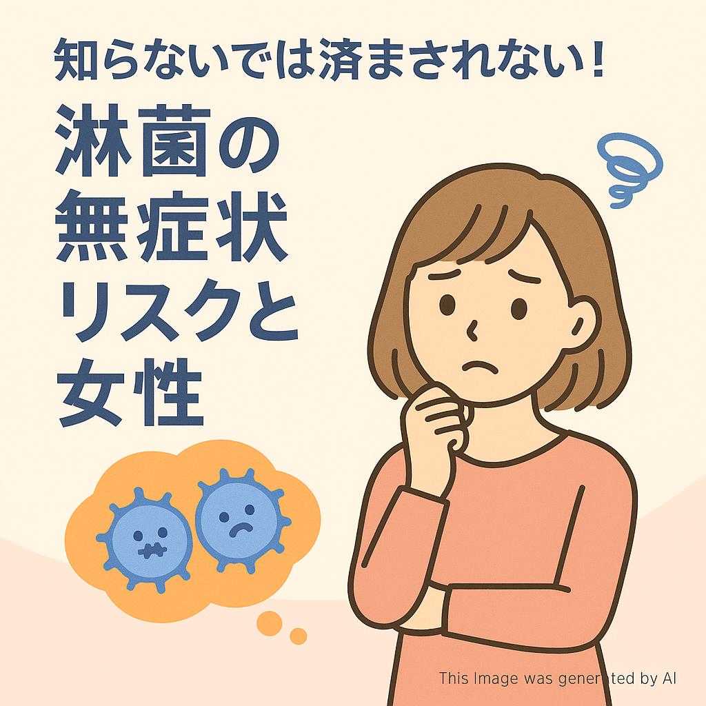 知らないでは済まされない! 淋菌の無症状リスクと女性