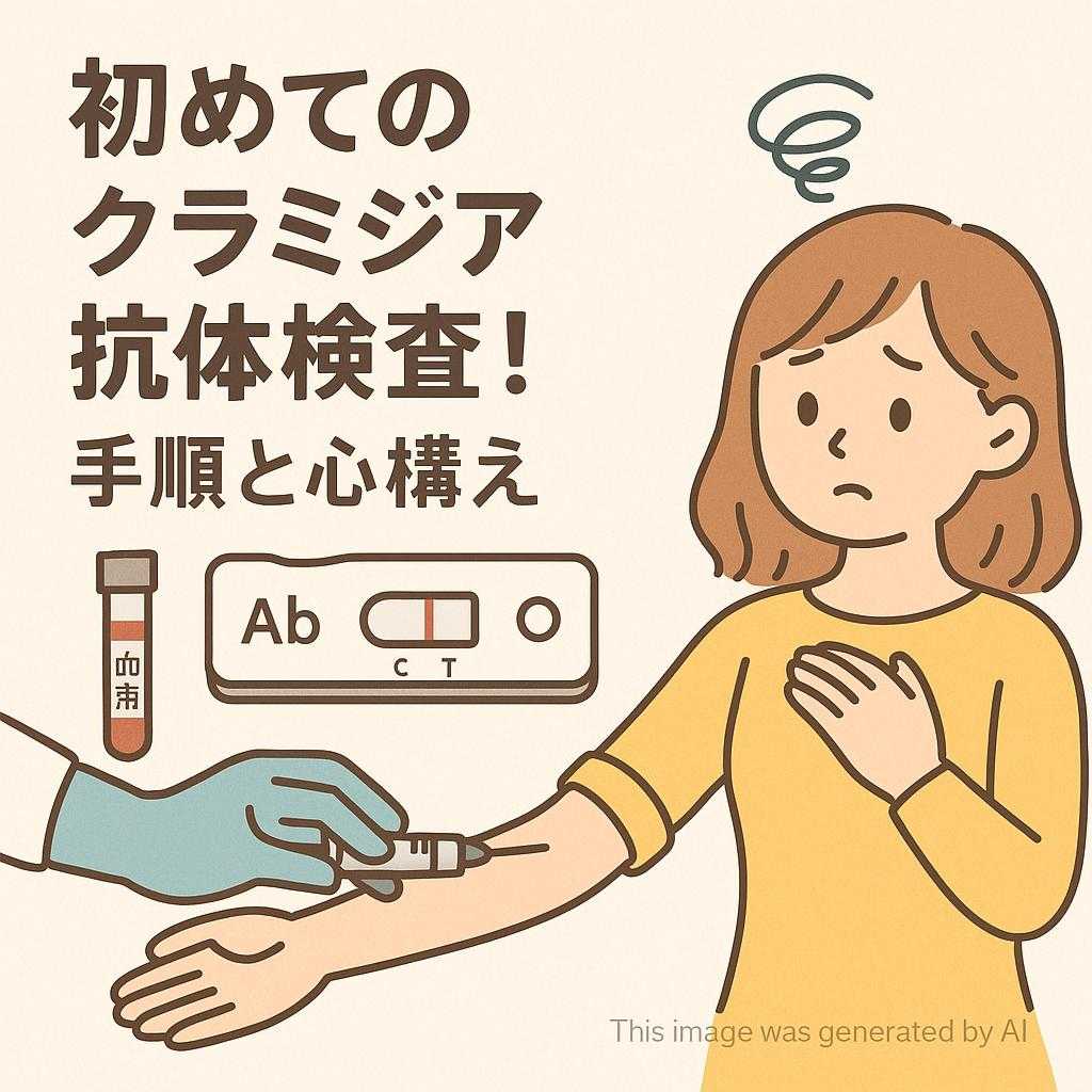 初めてのクラミジア抗体検査！手順と心構え